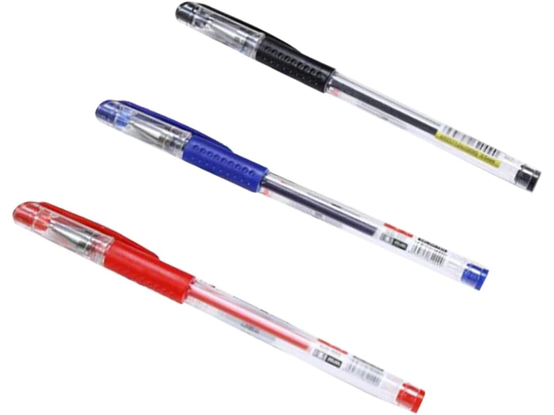 Conjunto De 12 Canetas Em Gel Pretas Com Tinta Macia, Ideais Para