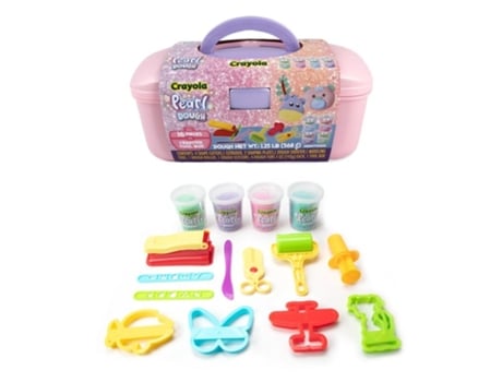 Crayola Pearl Dough Maletín De Actividades Creativas Plastilina 16 Piezas 25035 Cefap25