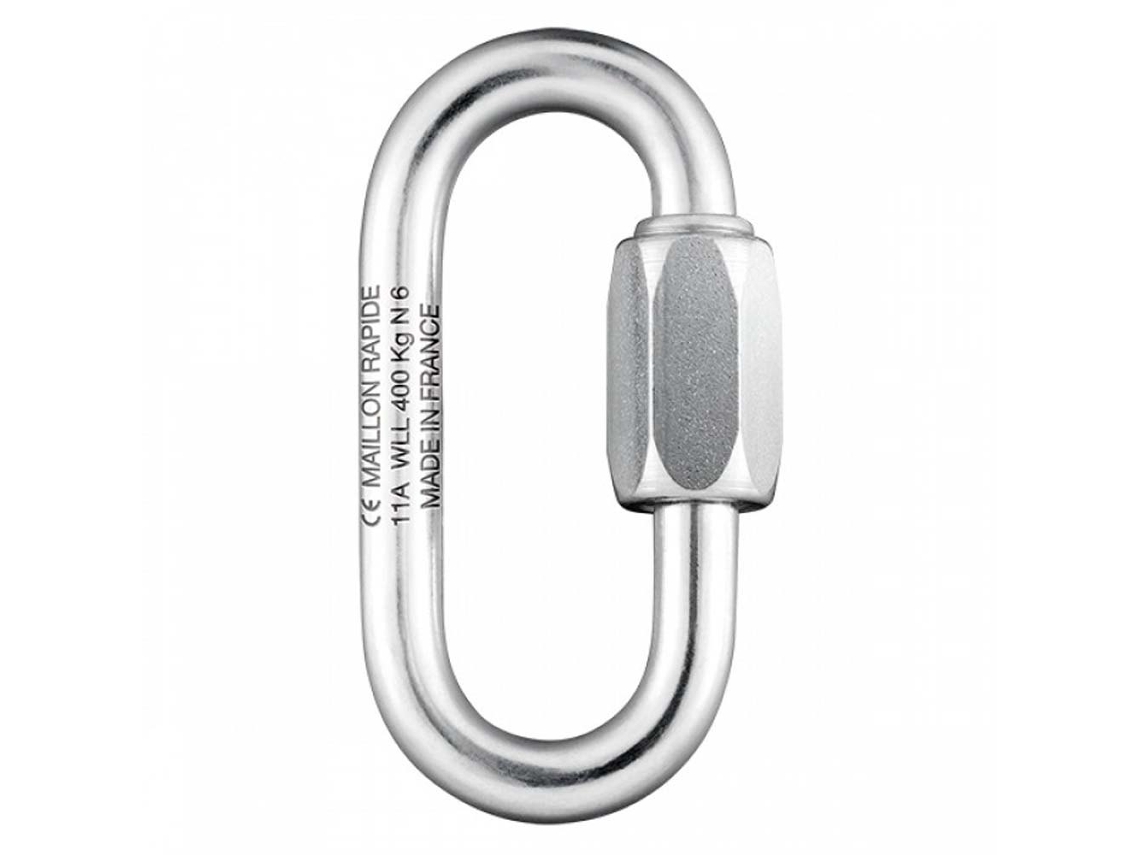 Mosquetão Maillon Standard Galva Prateado 8 Mmbeal