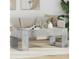 Vidaxl Mesa De Centro Cinzento 110 X 50 X 41 Cm Derivados De Madeira