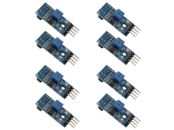 8 Peças Tcrt5000 Sensor Refletivo Infravermelho Ir Interruptor Fotoelétrico Módulo De Linha De Barreira Para Smart Slowmoose