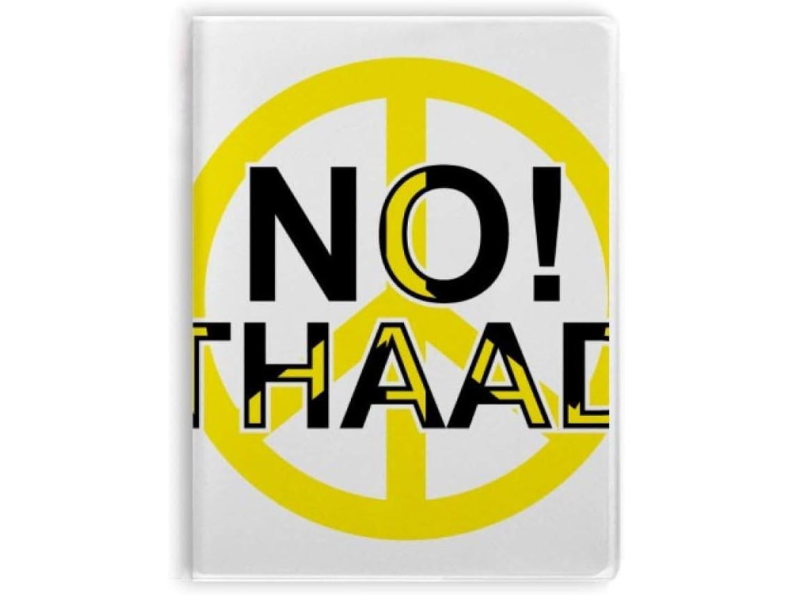 Não Thaad Contra Thaad Pacifismo Caderno Couverture Sopale Journal Intime Couverture En Gomme