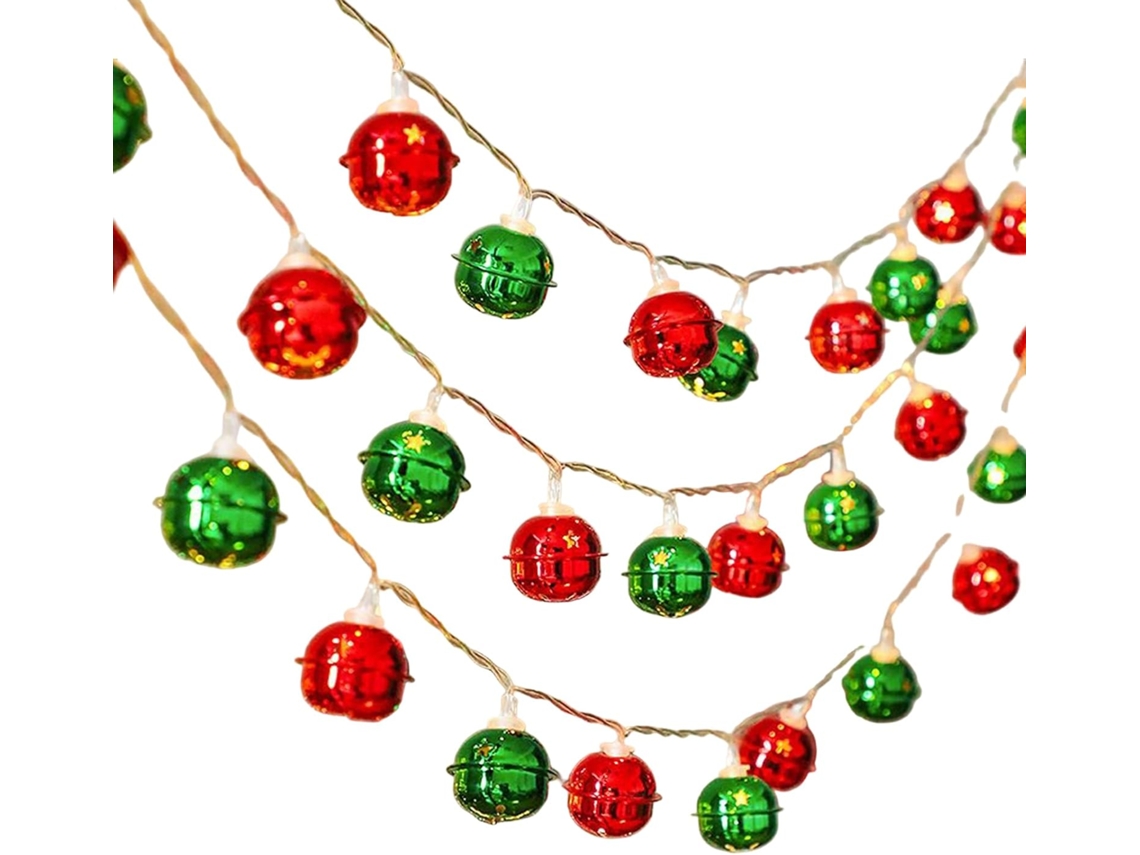 Sino De Natal Decorativo À Bateria, Prova D'água