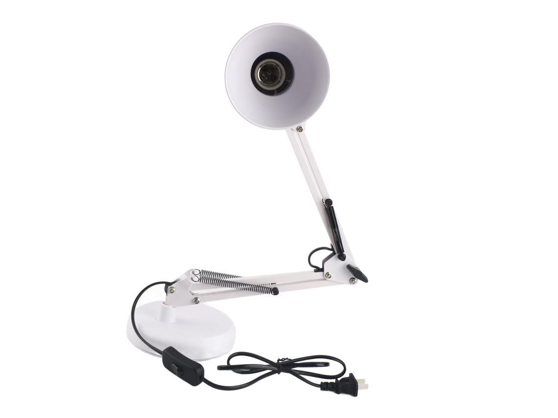 Lâmpada de Mesa Plegável com Clip Led Proteção para Olhos Estudo Leitura Quarto Escritório