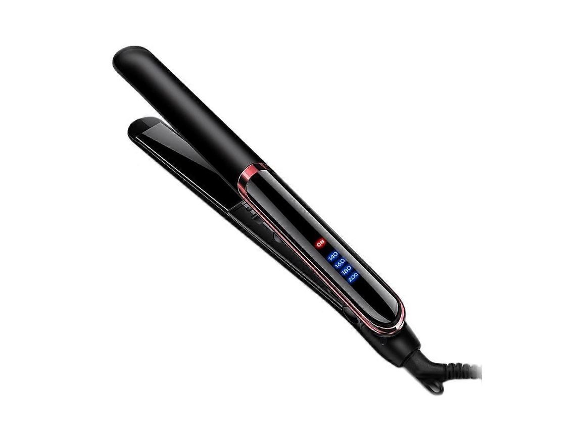 Prancha Alisadora E Modeladora De Cabelo Elétrica Para Mulheres Com Temperatura Ajustável, Preta, 1 Unidade. Nostalgia88