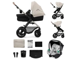 Carrinho de Bebé Multifuncional KINDERKRAFT 3 Em 1  Moov 2 Air (Cinzento)