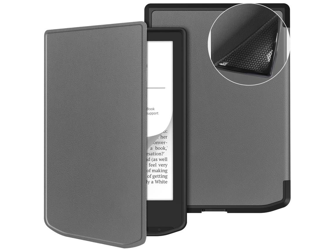 Capa Para Pocketbook Verse Pro Pb634 Cinza