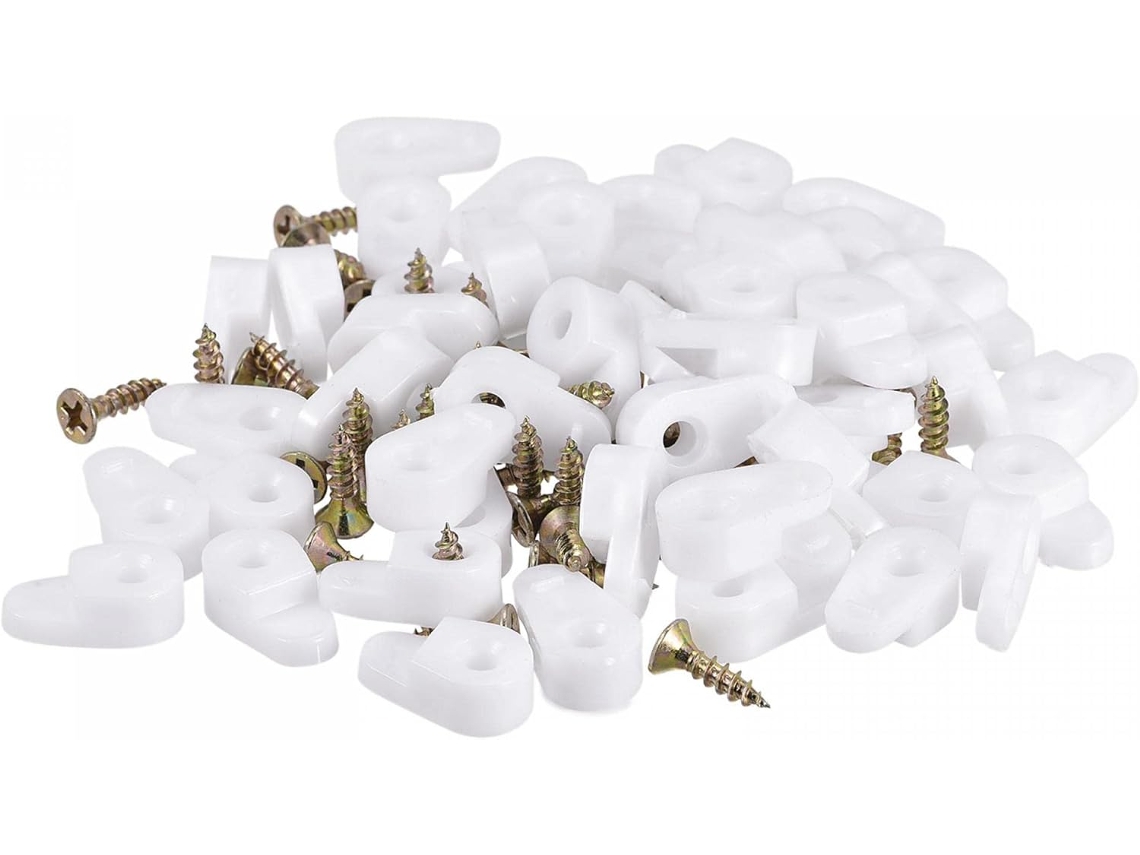 Kit de Presilhas de Fixação para Vidro, Presilhas para Porta de Armário 11mm X 20mm CHABERLU