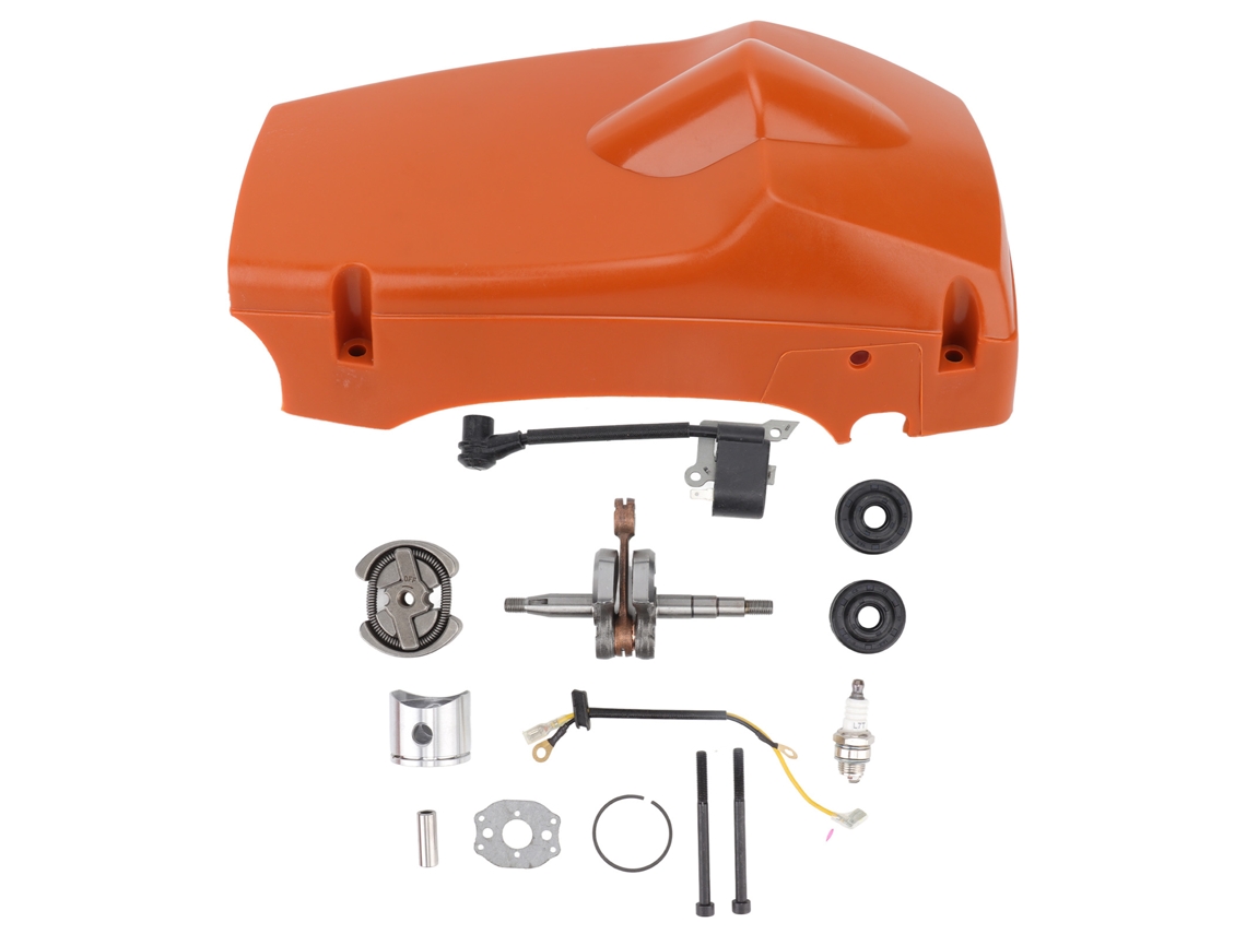 Laxiscreed Motosserra Com Kit De Virabrequim E Função De Proteção Do Pistão