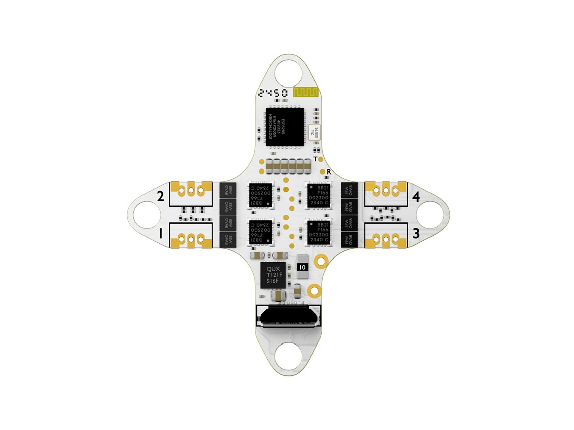 Controlador Voo Flywoo Goku F405 Hd Elrs Aio 255x255mm Bec 5v Esc 1s 5a Drones Fpv Firefly16 Firefly18 O4 Walksnail Hdzero MDUG