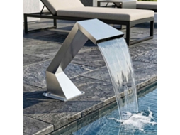 Vidaxl Cachoeira De Piscina Aço Inoxidável 63,5 X 29 X 51 Cm Prateado