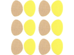 6 Pares De Palmilhas Air Comfort Com Amortecimento Para A Parte Frontal Do Pé Meia Palmilha, Meia Almofada Para Calçado