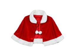 Manto de Xale de Natal Capa de Sra. Papai Noel Capa Fantasia de Halloween Fantasia de Natal