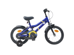 Vidaxl Bicicleta Infantil 12 Polegadas Para 2-4 Anos Azul E Preto