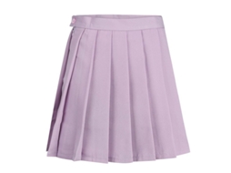 2026 falda de Tenis Plisada para Niñas Mystdiy de Talla Corta Y Estampado Liso