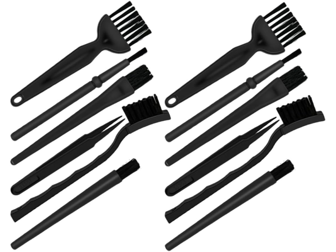 Conjunto De 12 Escovas Antiestáticas Para Limpeza Poeira Teclados E Computadores, Portáteis E Ideais Para Instrumentos