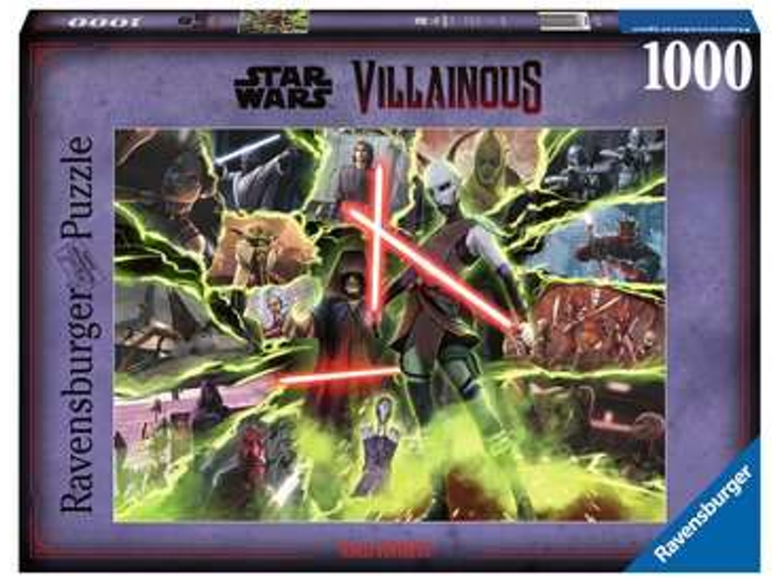 Puzzle RAVENSBURGER Asajj Ventress 1000 Peças Televisão/Filmes