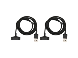 Aetheria 2pcs Cabo de Carregamento Magnético Usb 1m para Fitbit Inspire e Inspire Hr