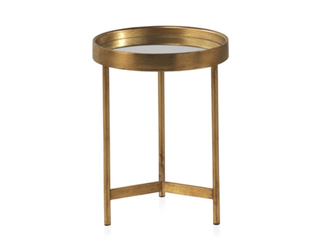 Mesa Auxiliar (40 x 40 x 54 - Metal - Dourado)
