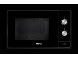 Micro-ondas Encastre TEKA ML 8200 BI BK (20 L - Sem Grill - Preto)