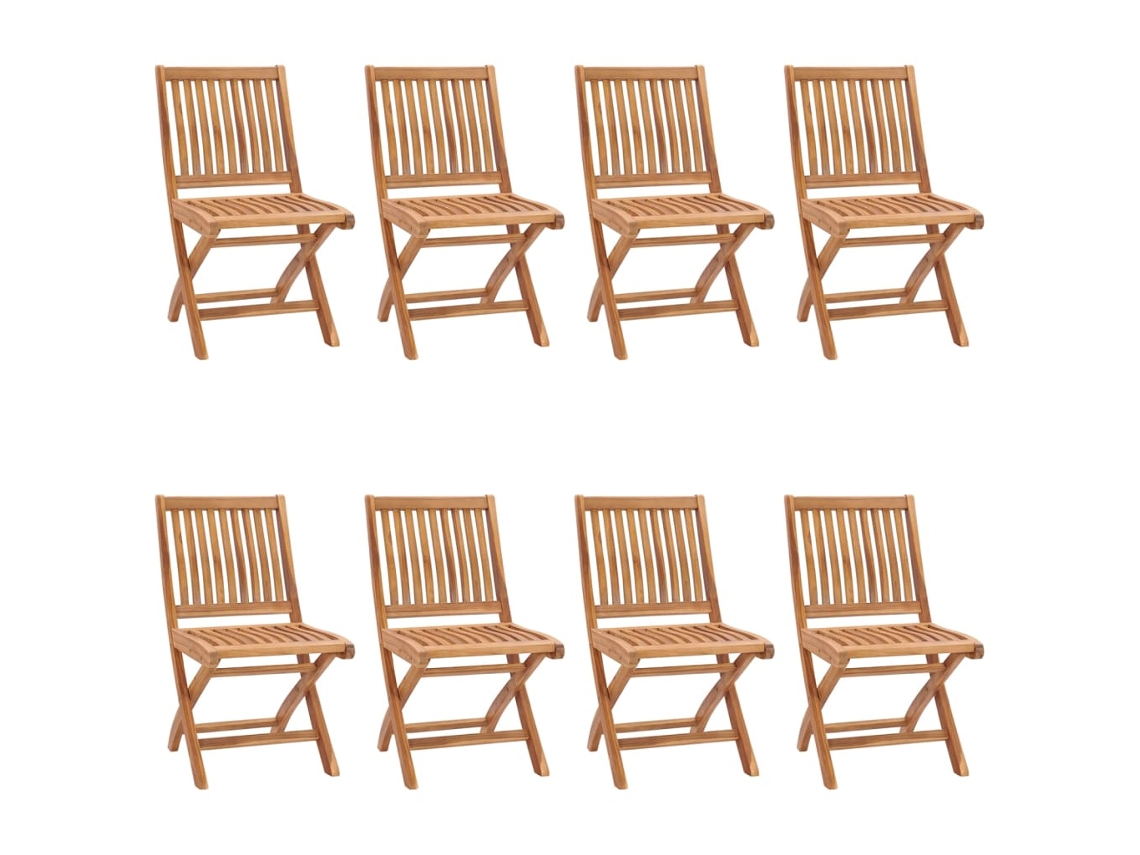 Folding Chair, Folding Chairs Vidaxl Marrom Madeira (n/a)