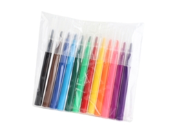 2026 12pcs Canetas de Pintura Acuarela Laváveis Refil para Lápis de Borracha Elétrico Aerosol Arte e Manualidades