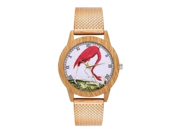 Reloj De Pulsera Unisex Zhoulianfa T160-f Oro Rosa Movimiento De Cuarzo