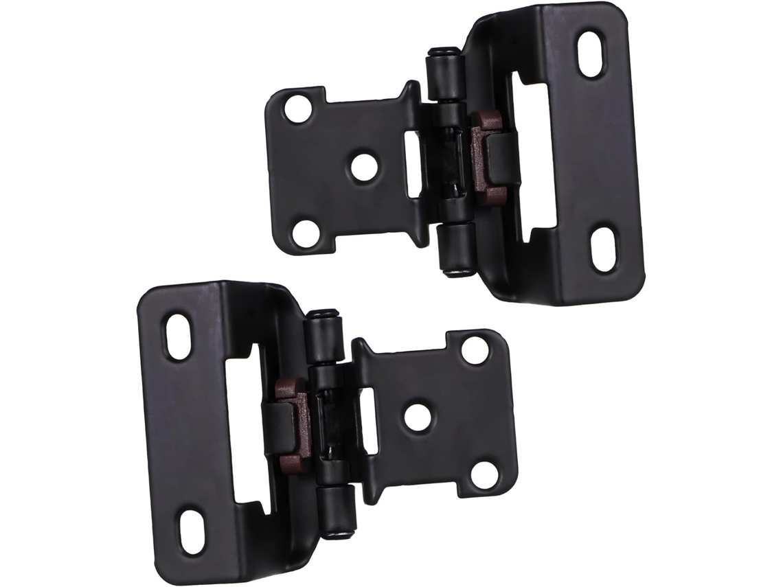 Dobradiça Preta Para Porta De Armário Com Fechamento Automático E