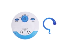 Rádio de ducha IPX7 impermeável, estéreo 360 graus, portátil com alça superior para banho exterior S/MARCA