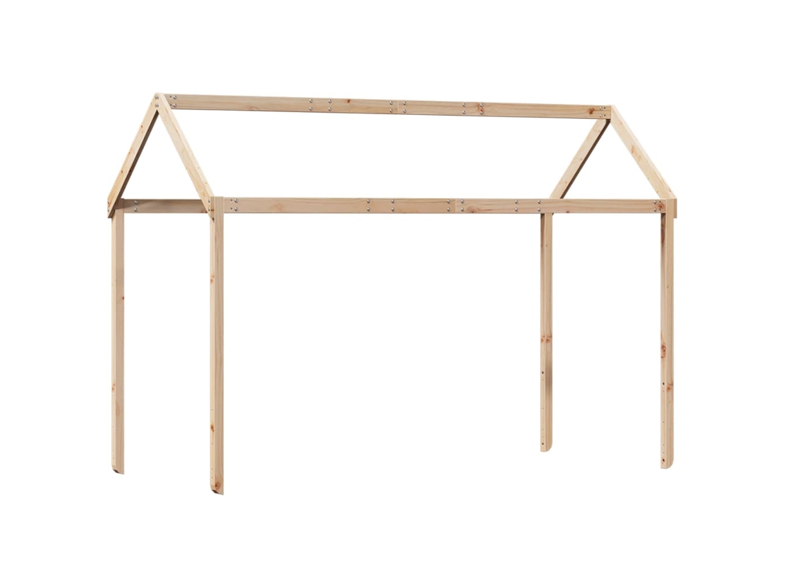 Kid's Bed Roof, Kid's Bed Roofs Vidaxl Marrom Madeira De Pinho (217 X 85.5 X 154 Cm)