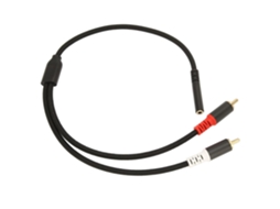 Cabo Estéreo De Alta Qualidade Com Conector Fêmea Para Dois Conectores