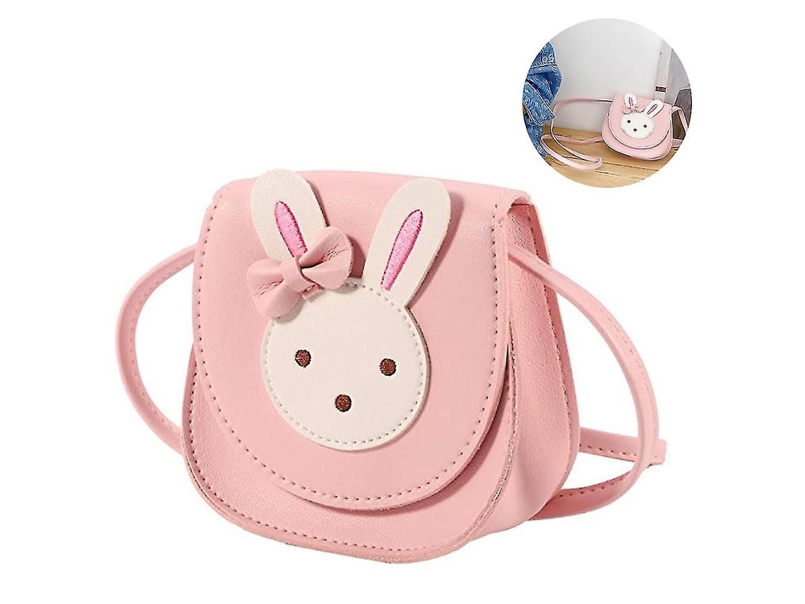 Bolsa Tiracolo Com Laço, Em Pu, Para Meninas E Crianças