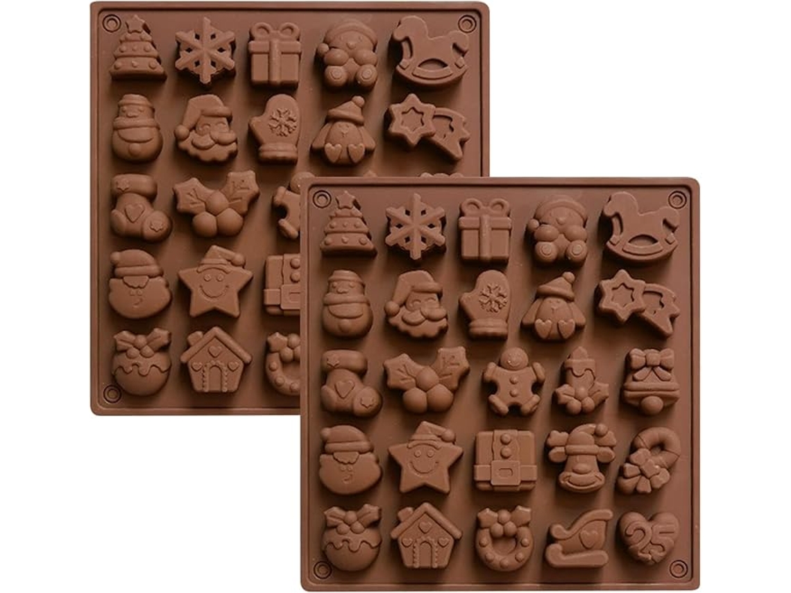 Molde de Silicone com 25 Cavidades para Chocolates ZYBLSSBB