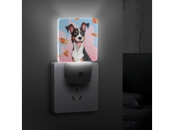 Luz Noturna Cães Com Sensor Crepuscular, Luminária Decorativa de Baixo Consumo Quarto, Banheiro, Cozinha