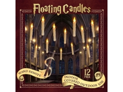 12 Velas LED Mágicas com Efeito de Ondas e Variações Mágicas, Decorações de Halloween Sem Chama, Efeitos Especiais BRILVIBERA