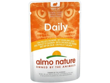 Ração para Gatos  (70 g - Húmida - Sabor: Frango com Salmão)