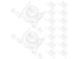 Conjunto De 20 Presilhas Modernas Em Abs Para Portas Armários Com