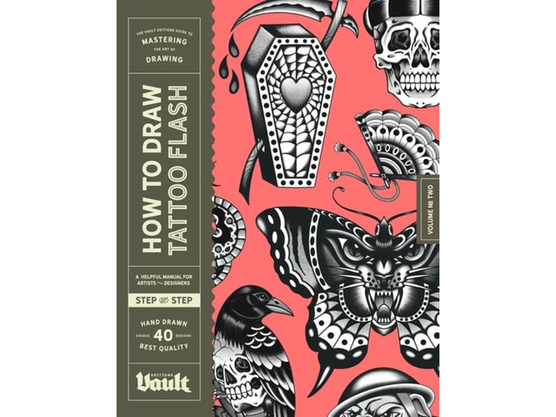 Livro How to Draw Tattoo Flash de Kale James (Inglês)