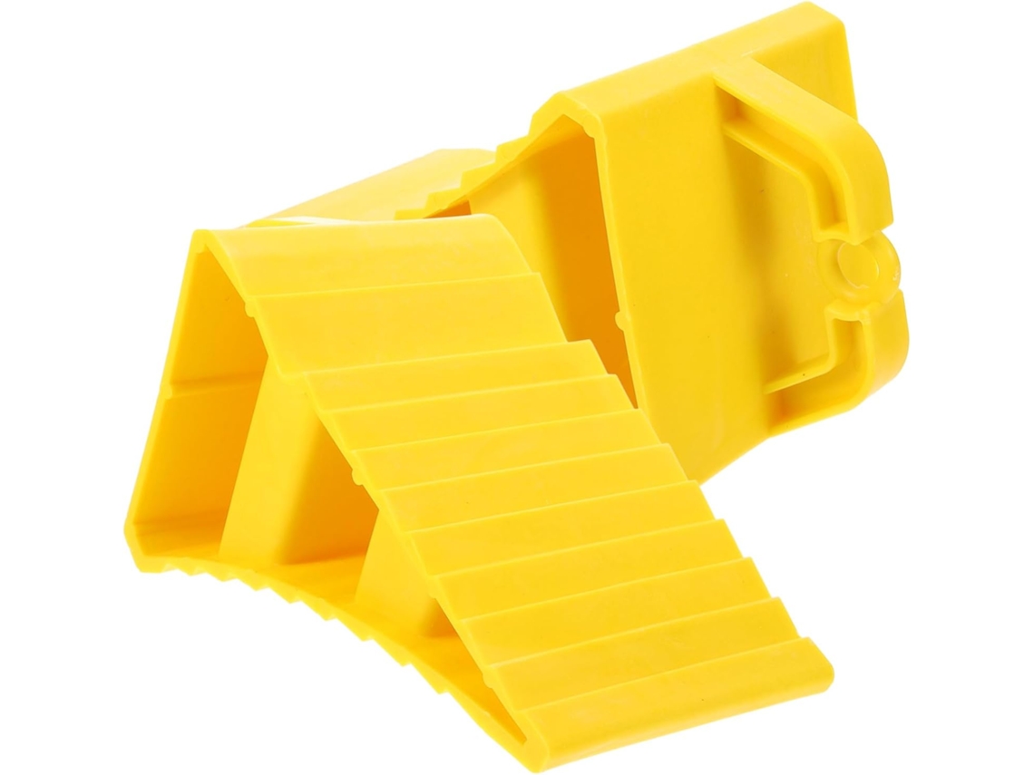 Almofadas antiderrapantes para rodas, blocos amarelos estilo "Brunken Linhamento" para carros.