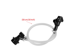 Laxiscreed Mangueira De Cerveja De 50 Cm Com Conector Ball Lock Para Festas E Piqueniques