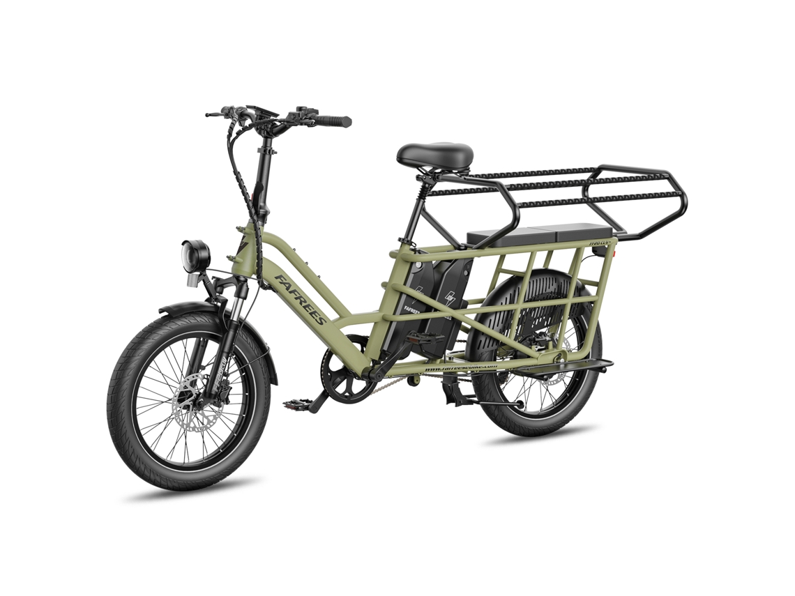Bicicleta Elétrica FAFREES Ff20 Cuv Longtail, 12 Ah X 2 Pilhas, 250 W
