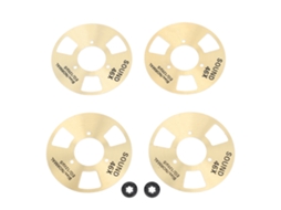 Reel to reel Tape Diy Feito por Si Mesmo Design de Alta Qualidade Mini Bobinas de Metal Fita em Branco EOOCOO