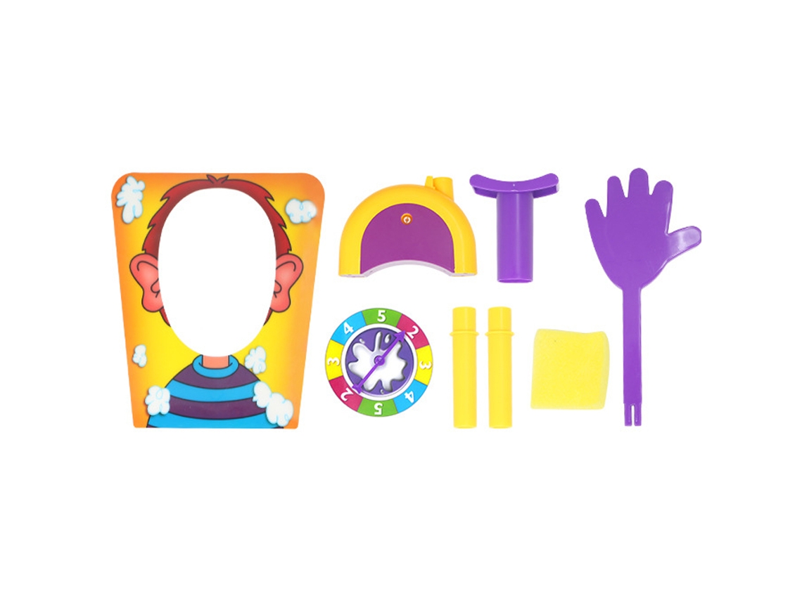 Brinquedo Bater Creme Na Cara Pie Cake Jogo Familiar Interativo Infantil Seguro