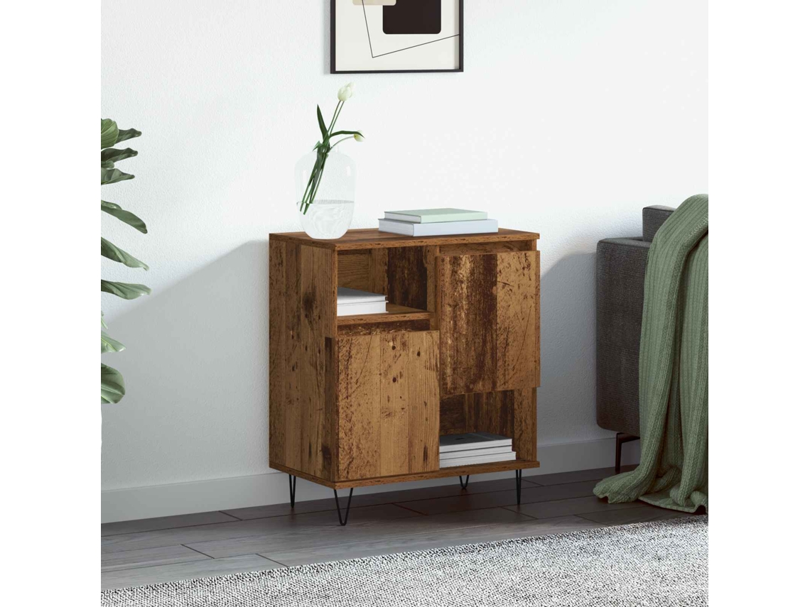 Vidaxl Buffet Madeira Antiga 60 X 35 X 70 Cm