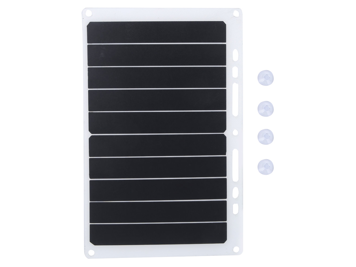 2026 panel Solar de Silicio Monocristalino para Carga Móvil, Accesorio de Montaje, Color Blanco