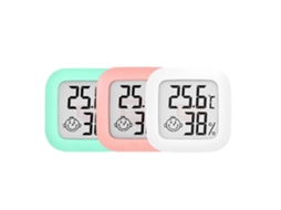 Mini Termômetro E Higrômetro Digital Lcd Para Ambientes Internos, Medidor Eletrônico De Temperatura E Umidade, Estação Meteorológica Para Casa.