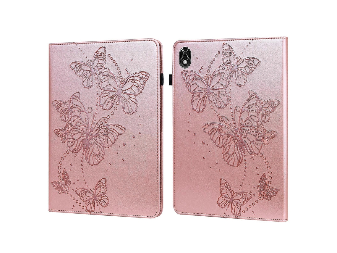 Capa De Couro Com Estampa De Borboleta Em Relevo Para Tablet Lenovo Legion Y700