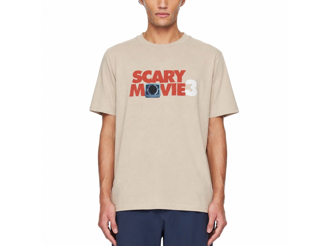 Rockinstone Scary Movie 3 Logo Sand T-shirt Size:xxl