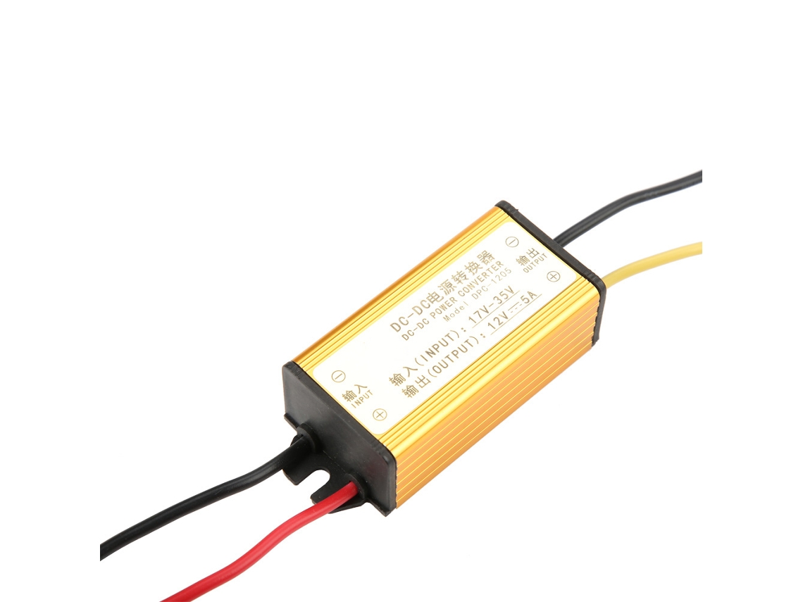 Laxiscreed Fonte De Alimentação Dc-dc Step-down De 17v-35v Para 12v Até 5a