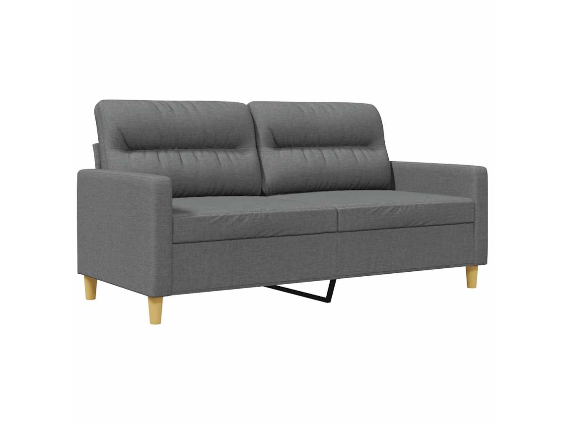 2-seater Sofa, 2-seater Sofas Vidaxl Cinzeto Tecido (n/a)